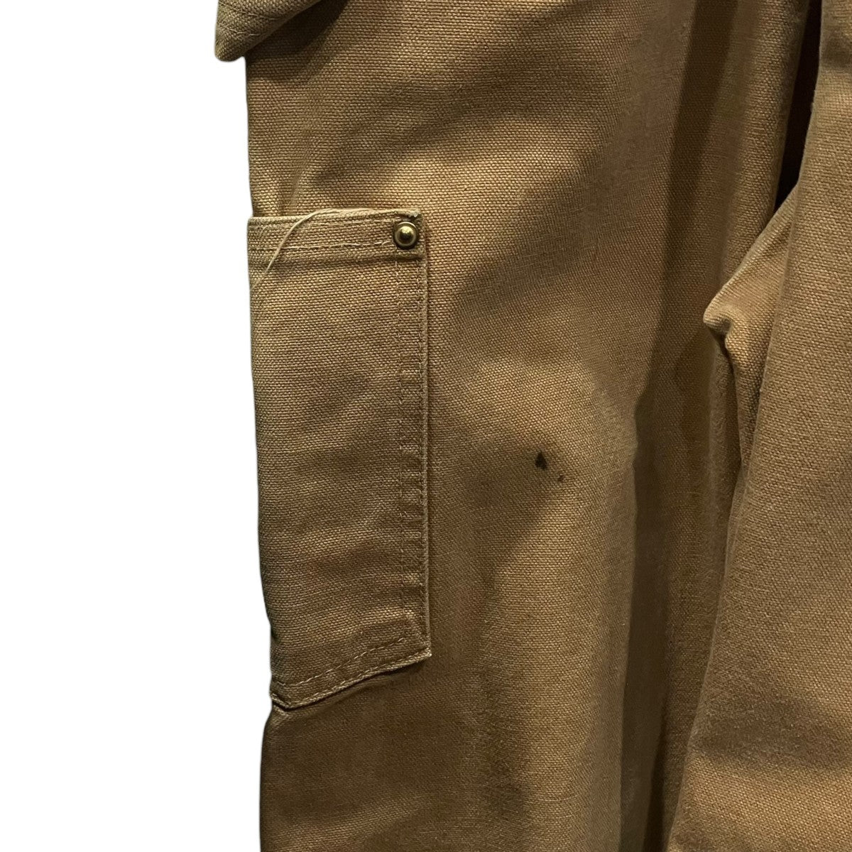 o*u様 Carhartt ダブルニー　オーバーオール ブラウン サイズ32x3 MADE IN USA Carhartt ダブルニー ダックオーバーオール | 古着屋NEVERMIND