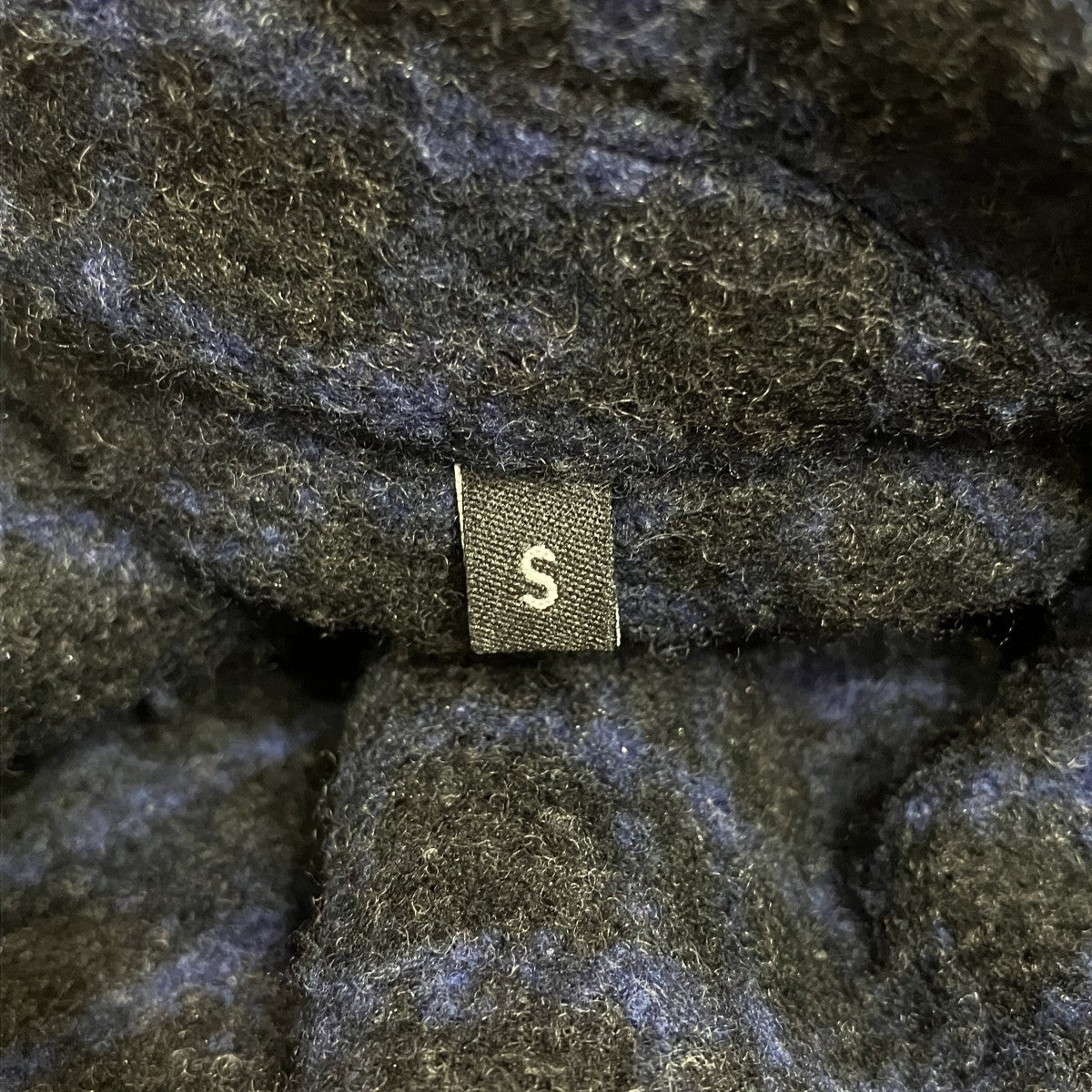 ウールカシミアシルクチェックシャツ