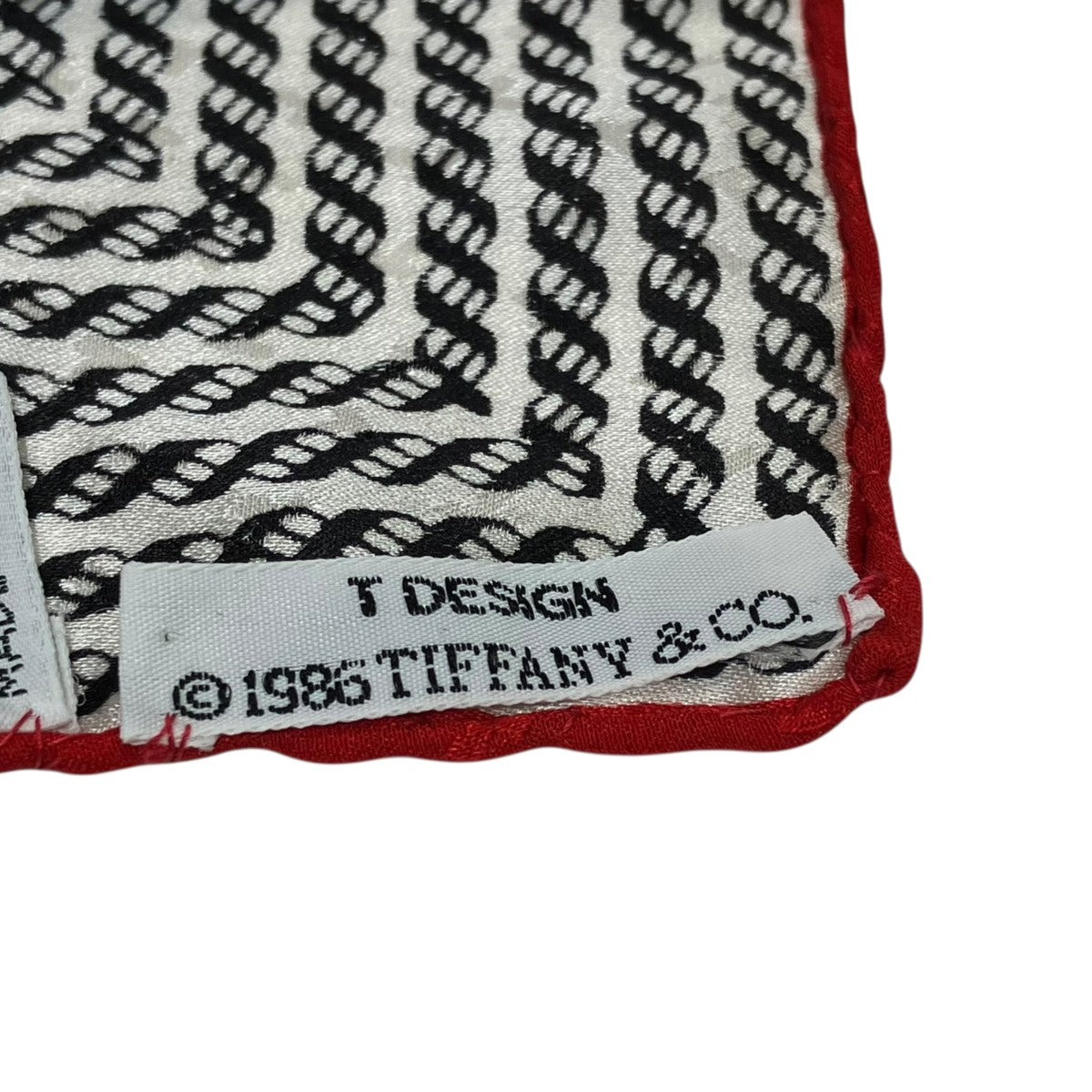 Tiffany ＆ Co． ロープ柄シルクスカーフ 古着・中古-4枚目のアイテム画像