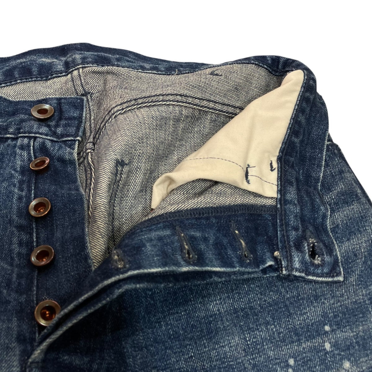 ダメージ加工デニムパンツ7348A