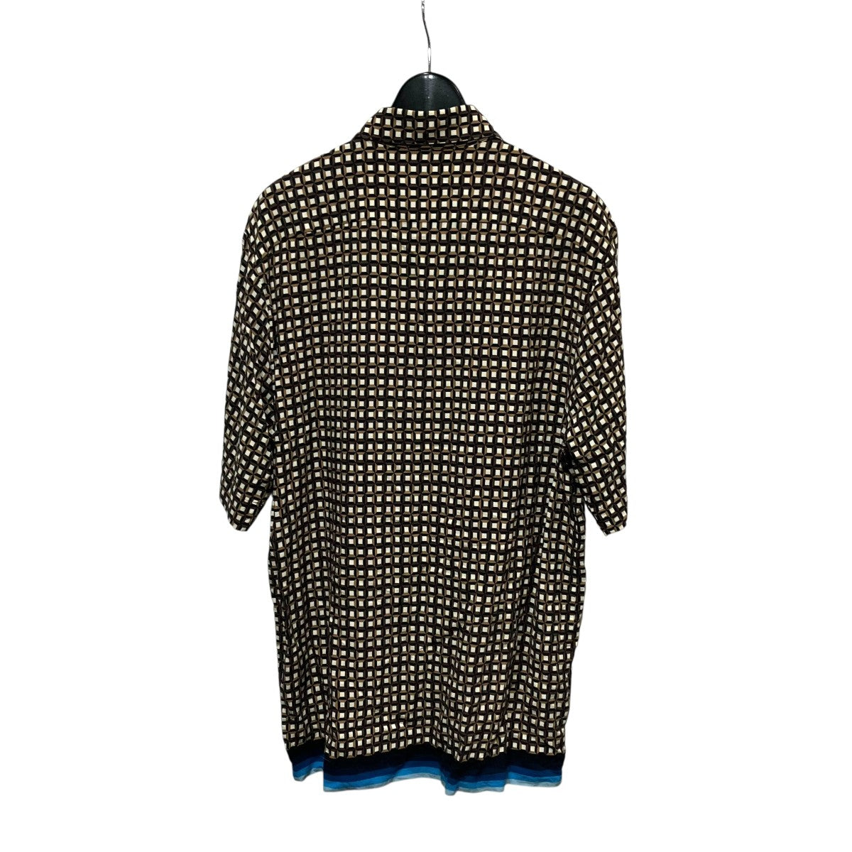 DRIES VAN NOTEN(ドリスヴァンノッテン) 総柄半袖シャツ ブラウン