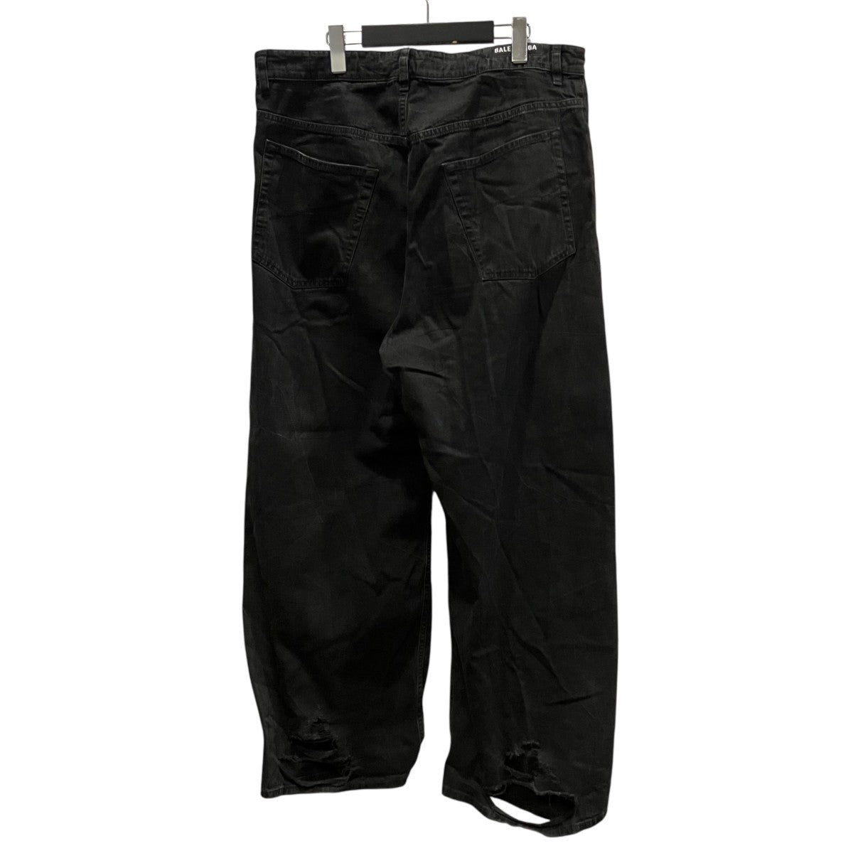 BALENCIAGA 24SSダメージ加工バギーデニムパンツ786643 古着・中古-2枚目のアイテム画像