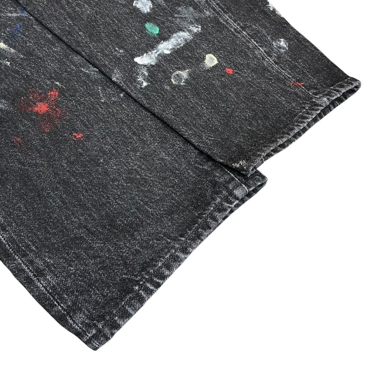 HERILL HL XX Denimペイント加工デニムパンツ23-030-HL-8001-3 古着・中古-4枚目のアイテム画像