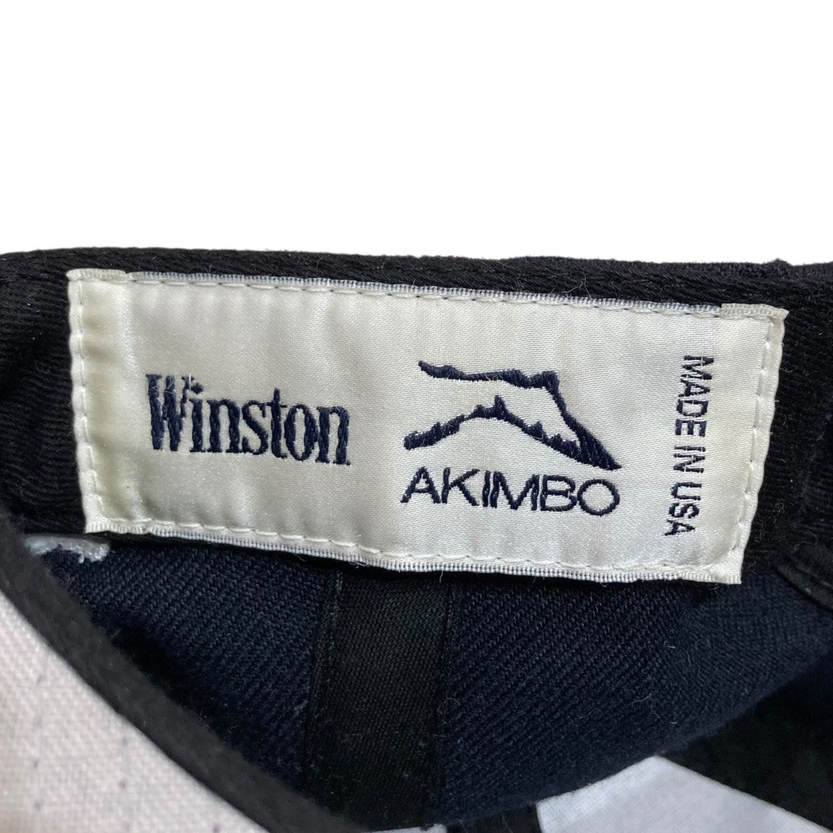 AKIMBO CLUB×tyrrell winston 25SSキャップ 古着・中古-6枚目のアイテム画像