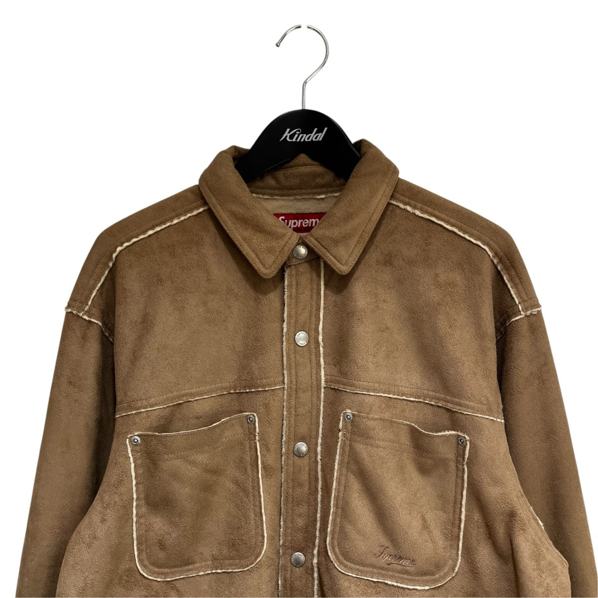 25AWFaux Suede Snap Shirtフェイクスウェードスナップシャツ
