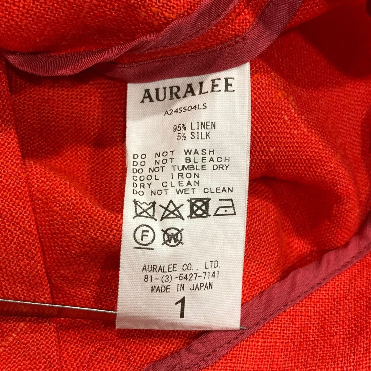 AURALEE 24SSLINEN SILK TWEED SKIRTリネンシルクスカートA24SS04LS 古着・中古-5枚目のアイテム画像