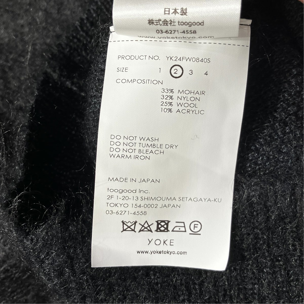 24AWBRUSHED MOHAIR SWEATERモヘヤニットYK24FW0840S