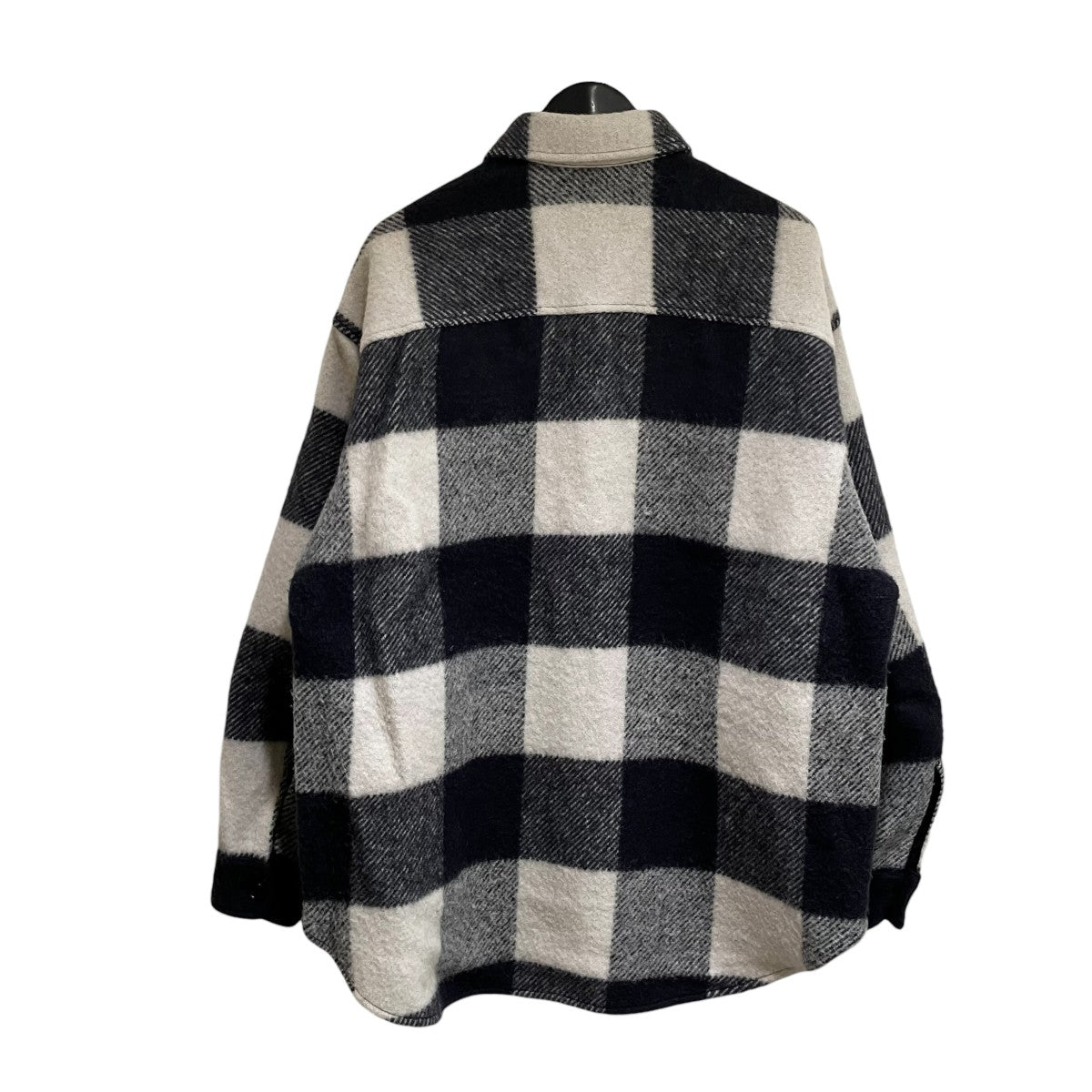 FLUFFY CHECK BIG CPO JACKETチェックCPOジャケット1211-174-7488