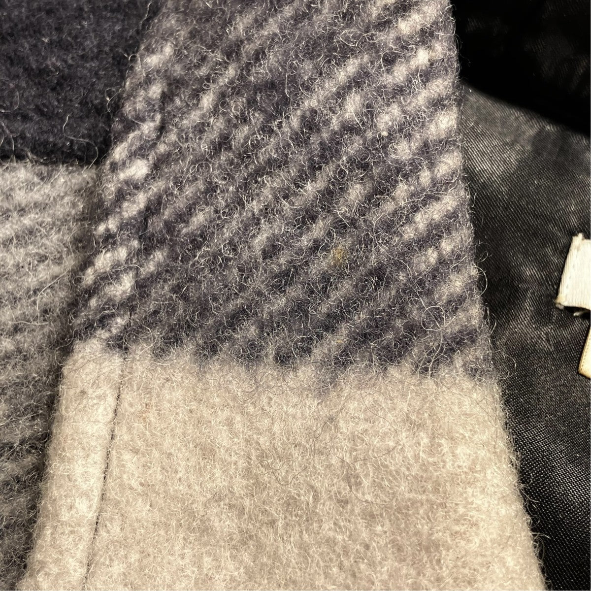 FLUFFY CHECK BIG CPO JACKETチェックCPOジャケット1211-174-7488