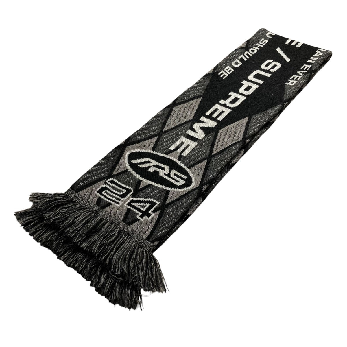 24AWScarfBlackマフラー
