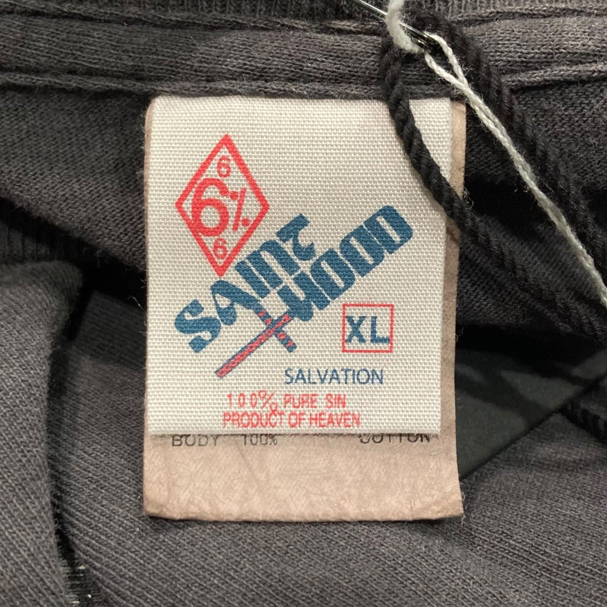 NEIGHBORHOOD×SAINT MICHAEL LS Tee Sthd．Speedkillsダメージ加工長袖プリントカットソー25119SMN-CSM05S 古着・中古-5枚目のアイテム画像