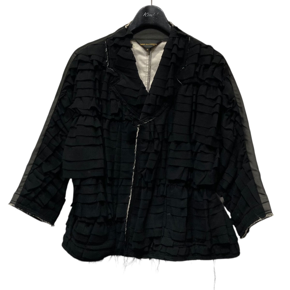 COMME des GARCONS フリル切替ジャケットGM-J008 古着・中古-1枚目のアイテム画像