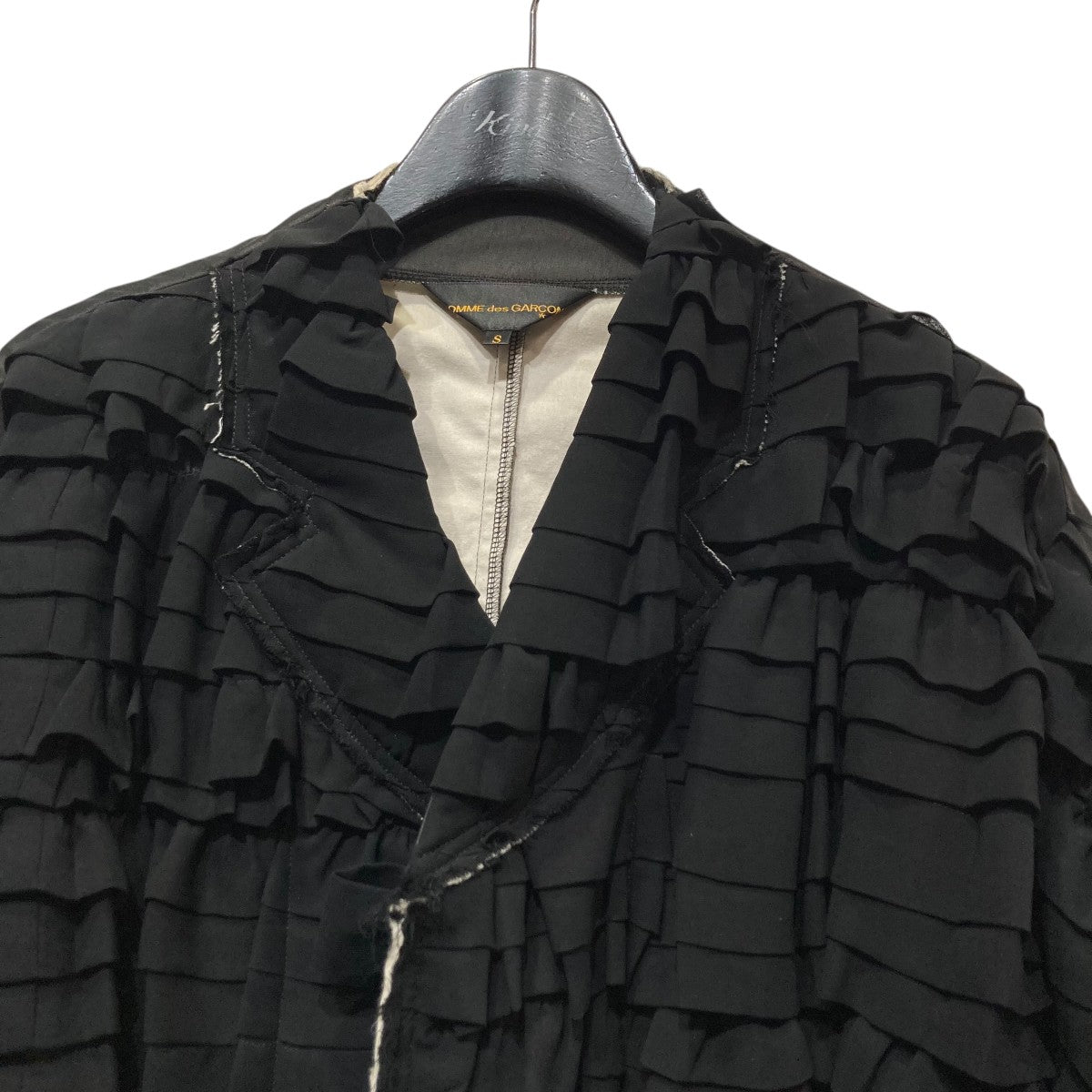 COMME des GARCONS フリル切替ジャケットGM-J008 古着・中古-3枚目のアイテム画像