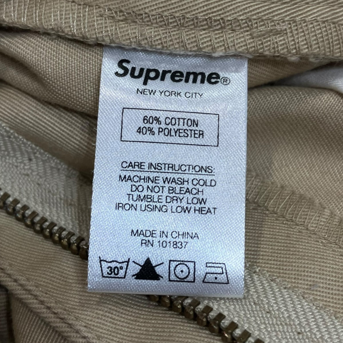 Supreme(シュプリーム) チノパン ベージュ サイズ 30｜【公式