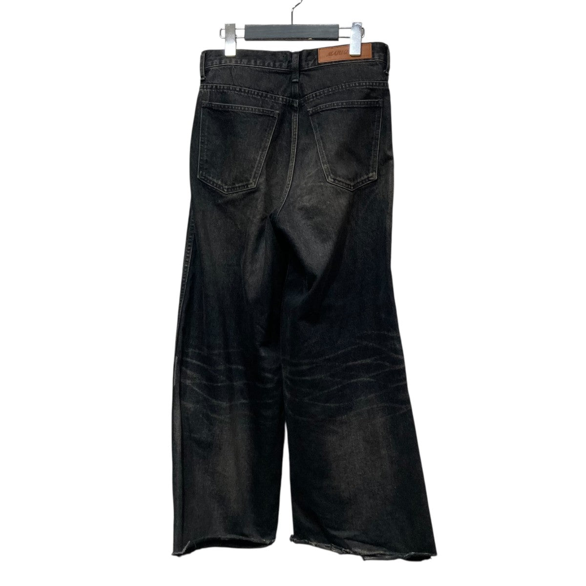 MASU BOYS FEATHER BAGGY JEANSグラフィックプリントバギーデニムパンツMBFW-PTB224L