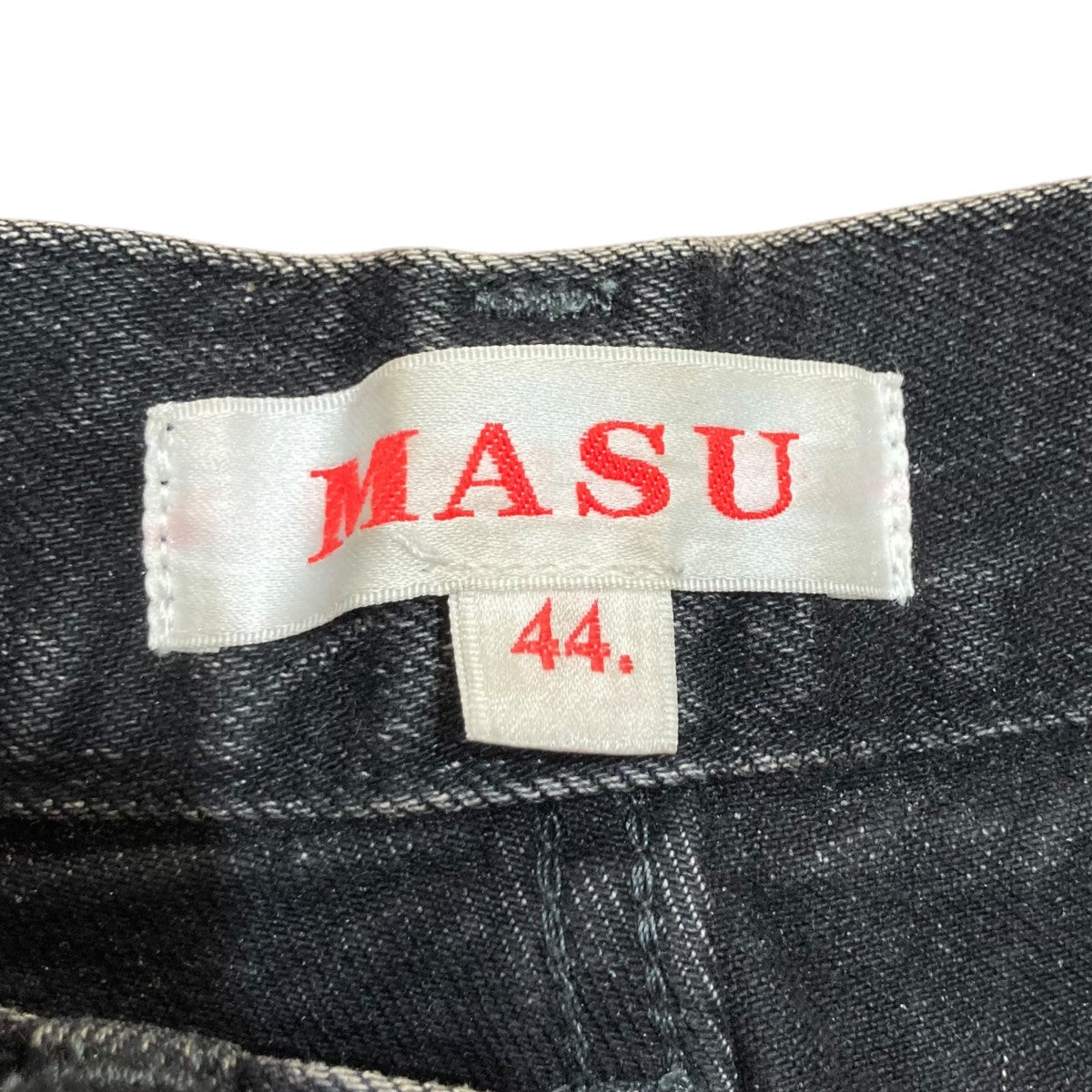 MASU BOYS FEATHER BAGGY JEANSグラフィックプリントバギーデニムパンツMBFW-PTB224L