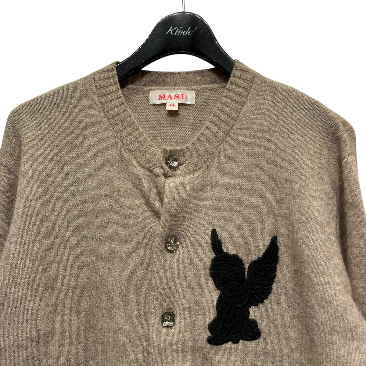 ANGEL EMBROIDERED CARDIGANエンジェルエンブロイダリーカーディガンMPFW-KN0124