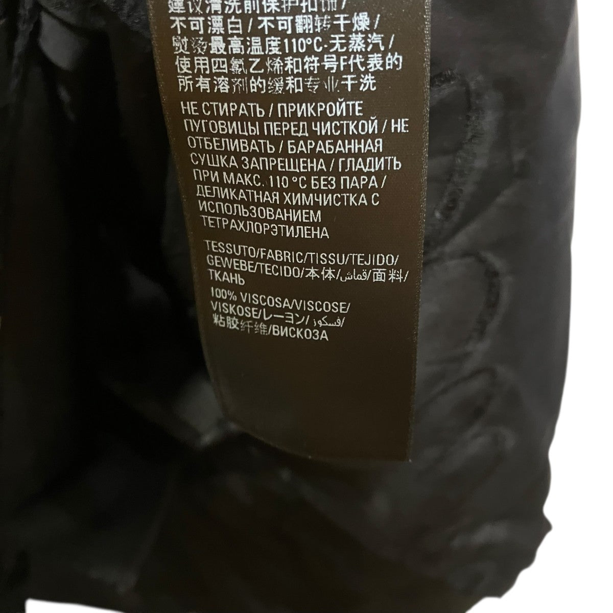 BALENCIAGA 総ロゴ半袖シャツ675417 古着・中古-6枚目のアイテム画像