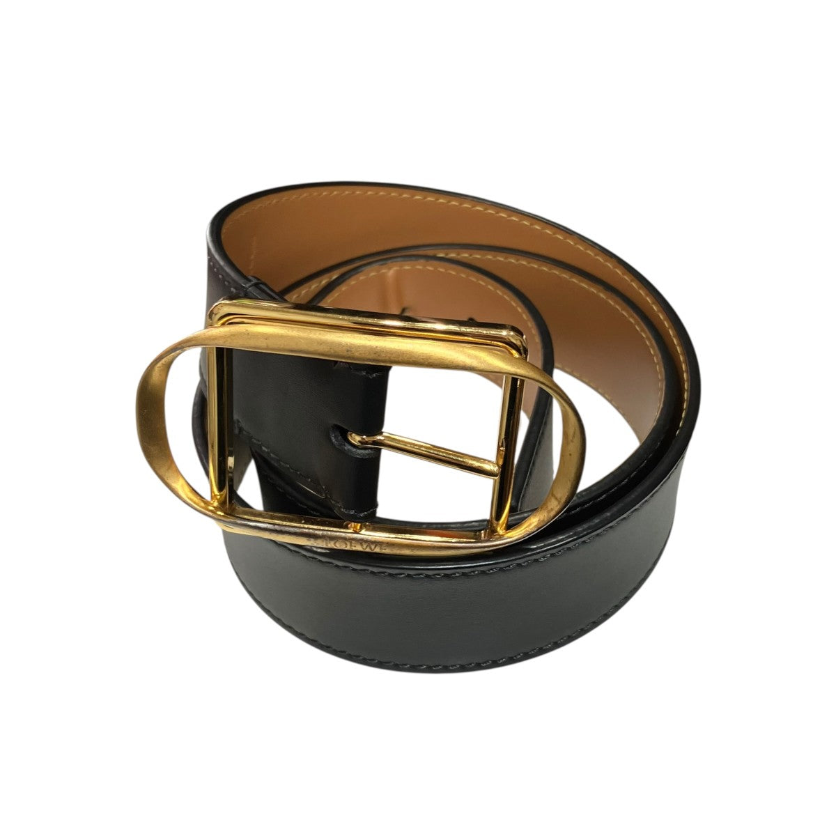 LOEWE CURVED BUCKLEベルト 古着・中古-1枚目のアイテム画像