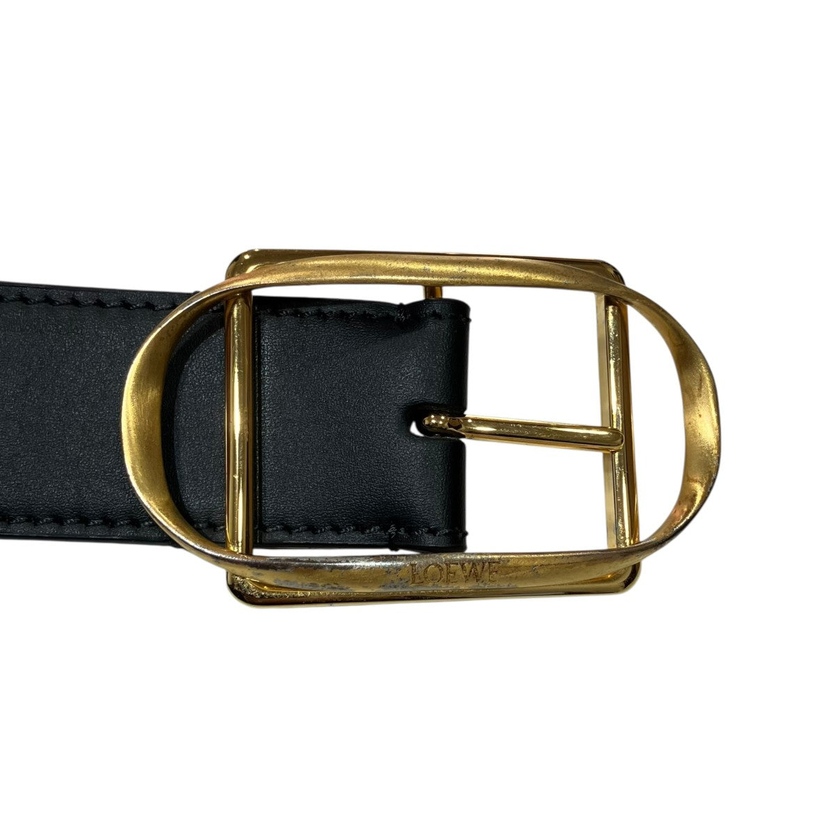 LOEWE CURVED BUCKLEベルト 古着・中古-2枚目のアイテム画像