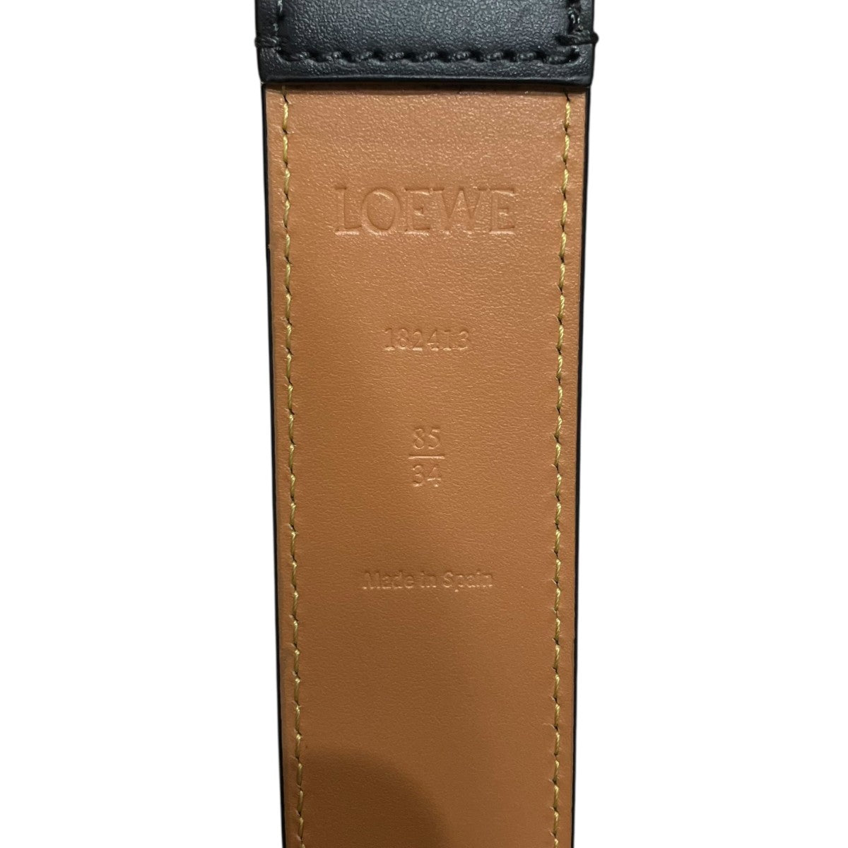LOEWE CURVED BUCKLEベルト 古着・中古-5枚目のアイテム画像
