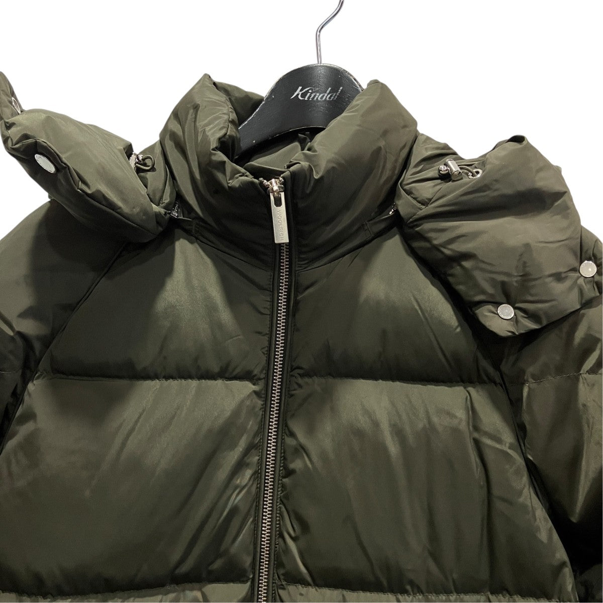 WOOLRICH ALSEAフーデッドダウンジャケット222CFWWOU0699FR UT1148 古着・中古-3枚目のアイテム画像