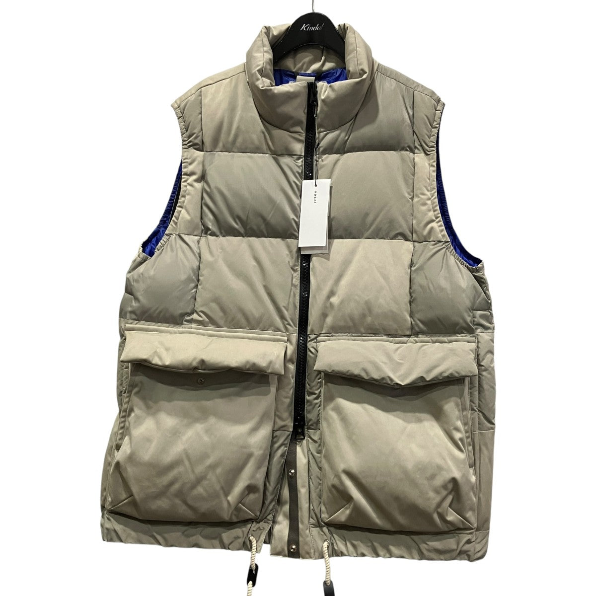 23AWFaux Suede Mix Vestフェイクスエードパテッドベスト23-03211M