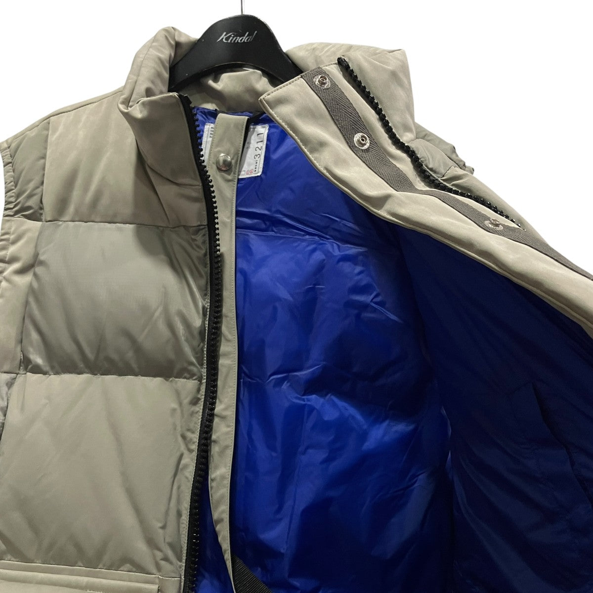 23AWFaux Suede Mix Vestフェイクスエードパテッドベスト23-03211M