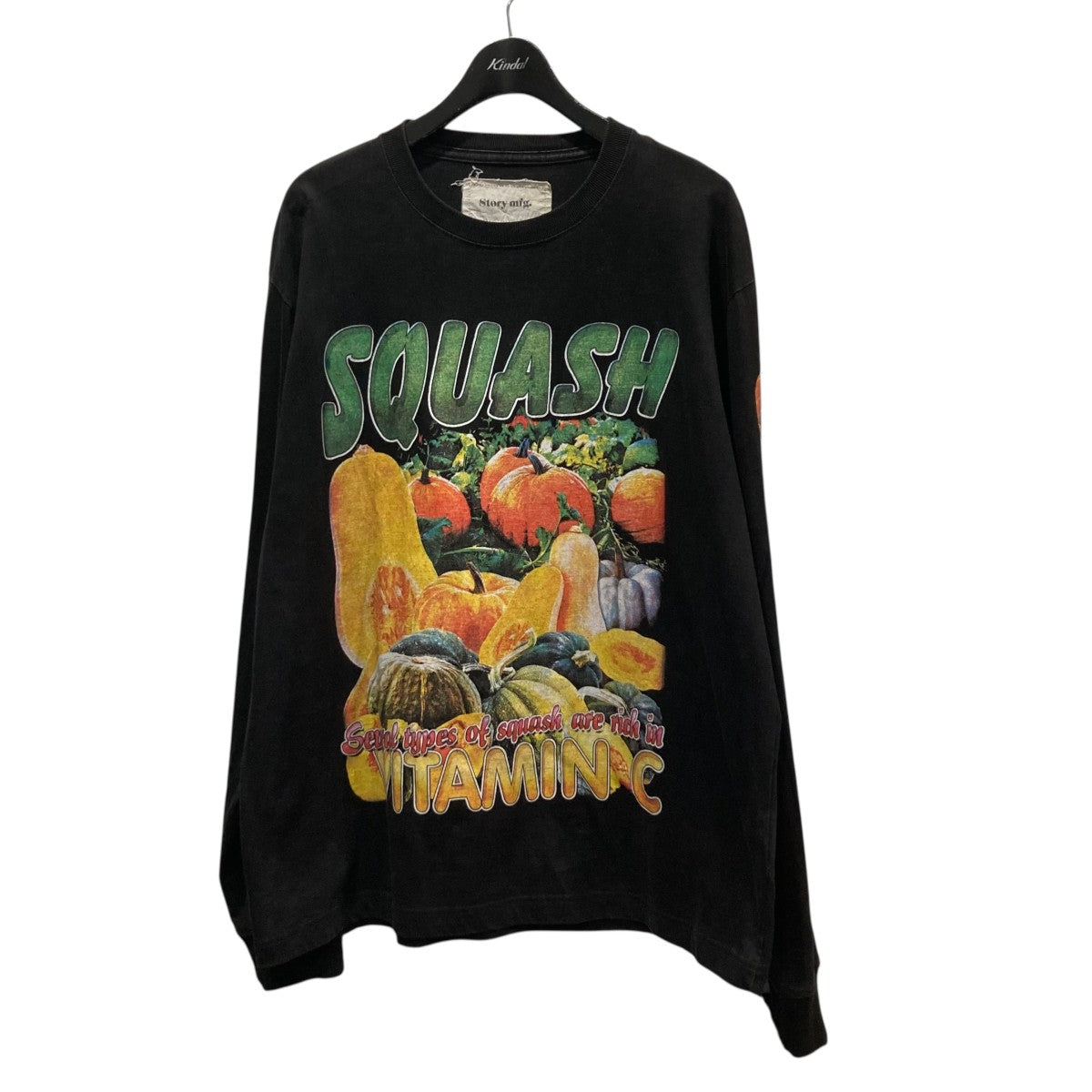 Story mfg． プリント長袖Tシャツ 古着・中古-1枚目のアイテム画像
