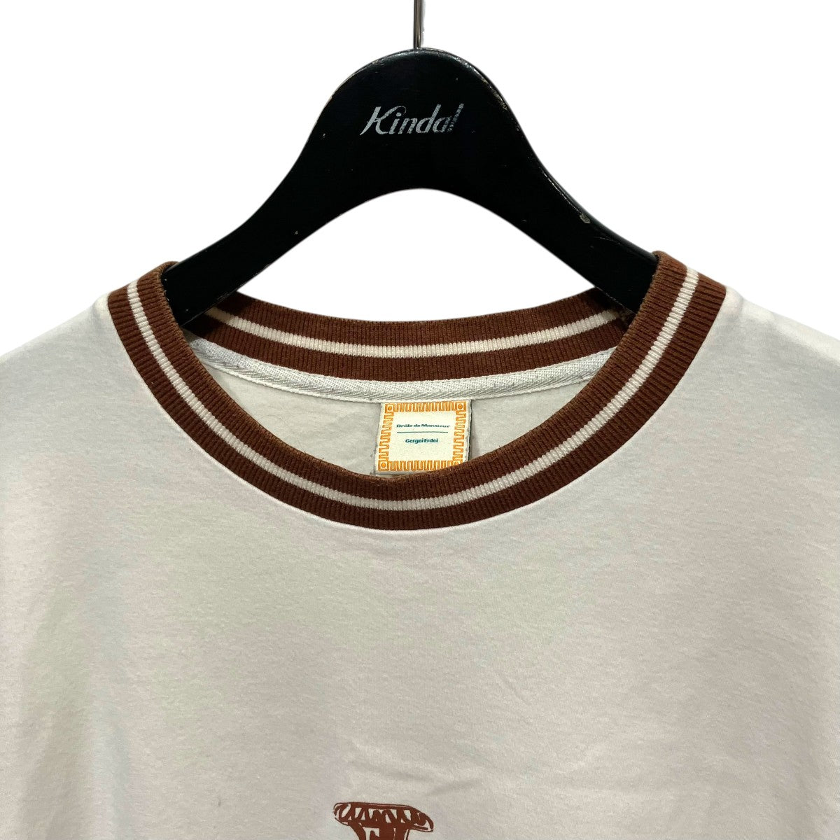 DROLE DE MONSIEUR×GERGEI ERDEI リンガーTシャツTS136-CO002 古着・中古-3枚目のアイテム画像