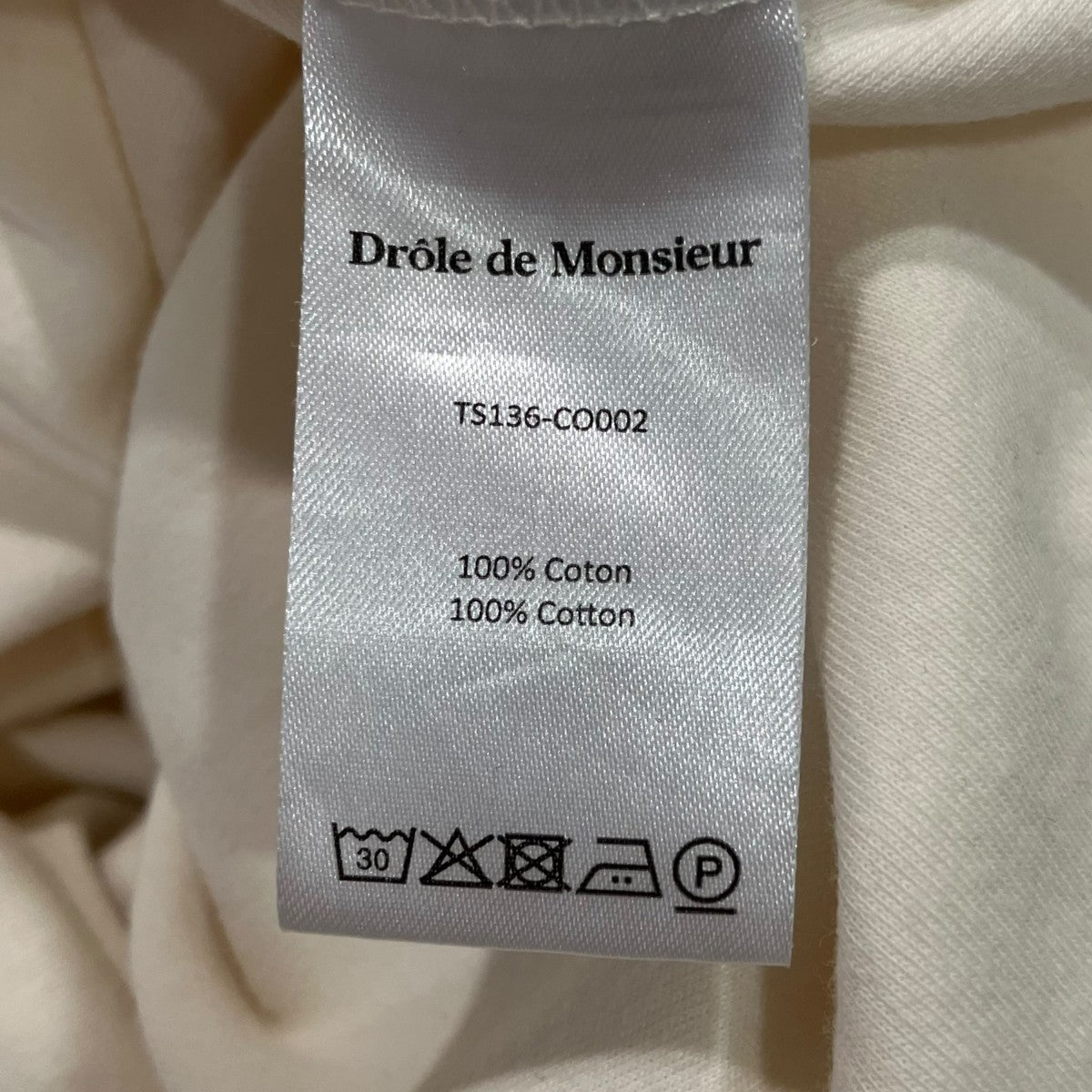DROLE DE MONSIEUR×GERGEI ERDEI リンガーTシャツTS136-CO002 古着・中古-4枚目のアイテム画像