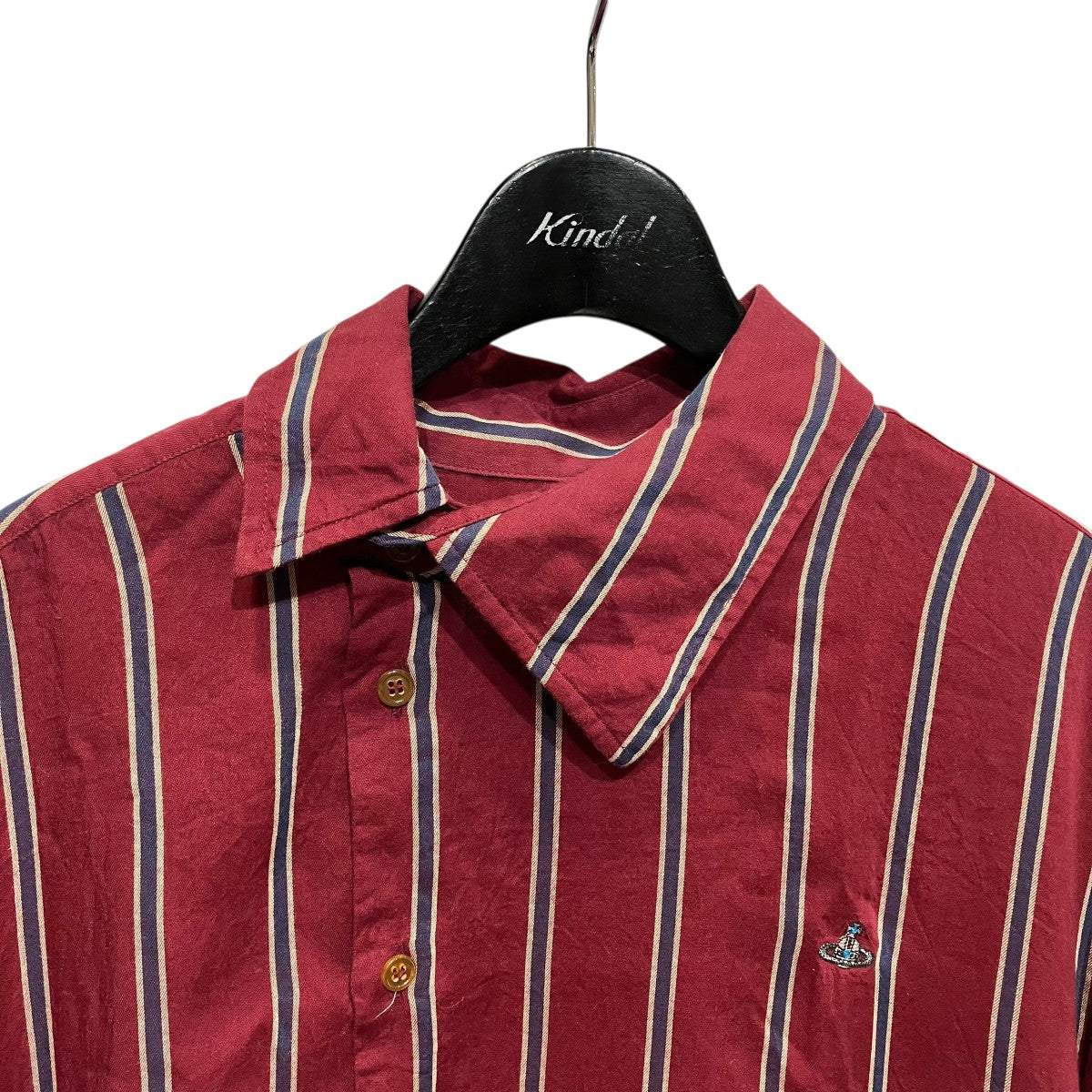Vivienne Westwood man 半袖ストライプシャツVW-WR-70833 古着・中古-3枚目のアイテム画像