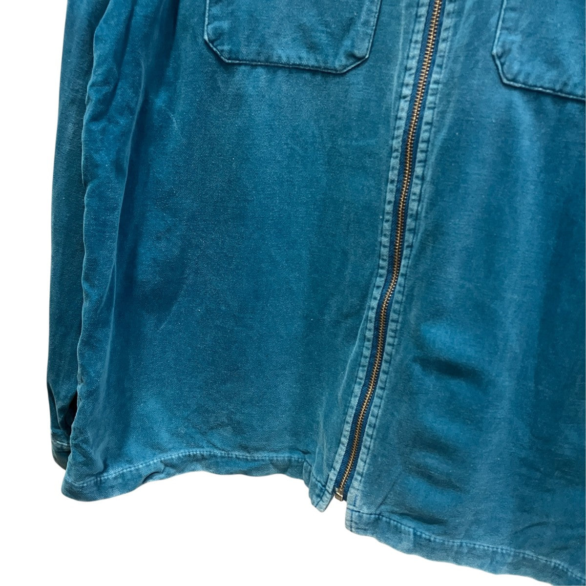 18SSVelvet Zip Up Shirtベロアジップジャケット