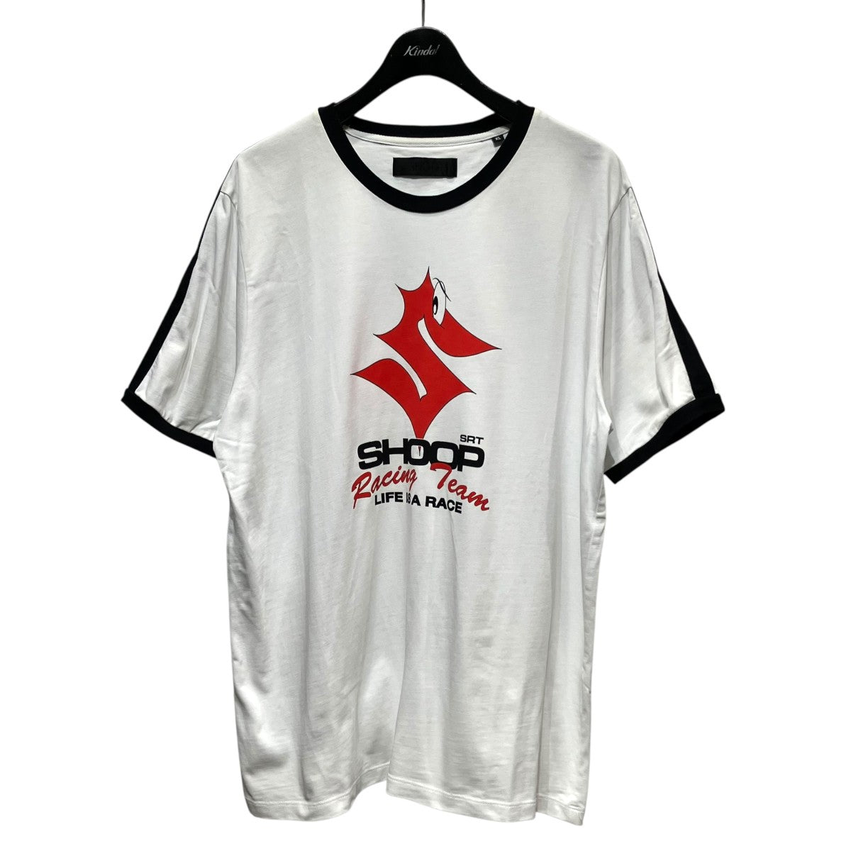 shoop 22SSレーシングデザインリンガーTシャツ 古着・中古-1枚目のアイテム画像