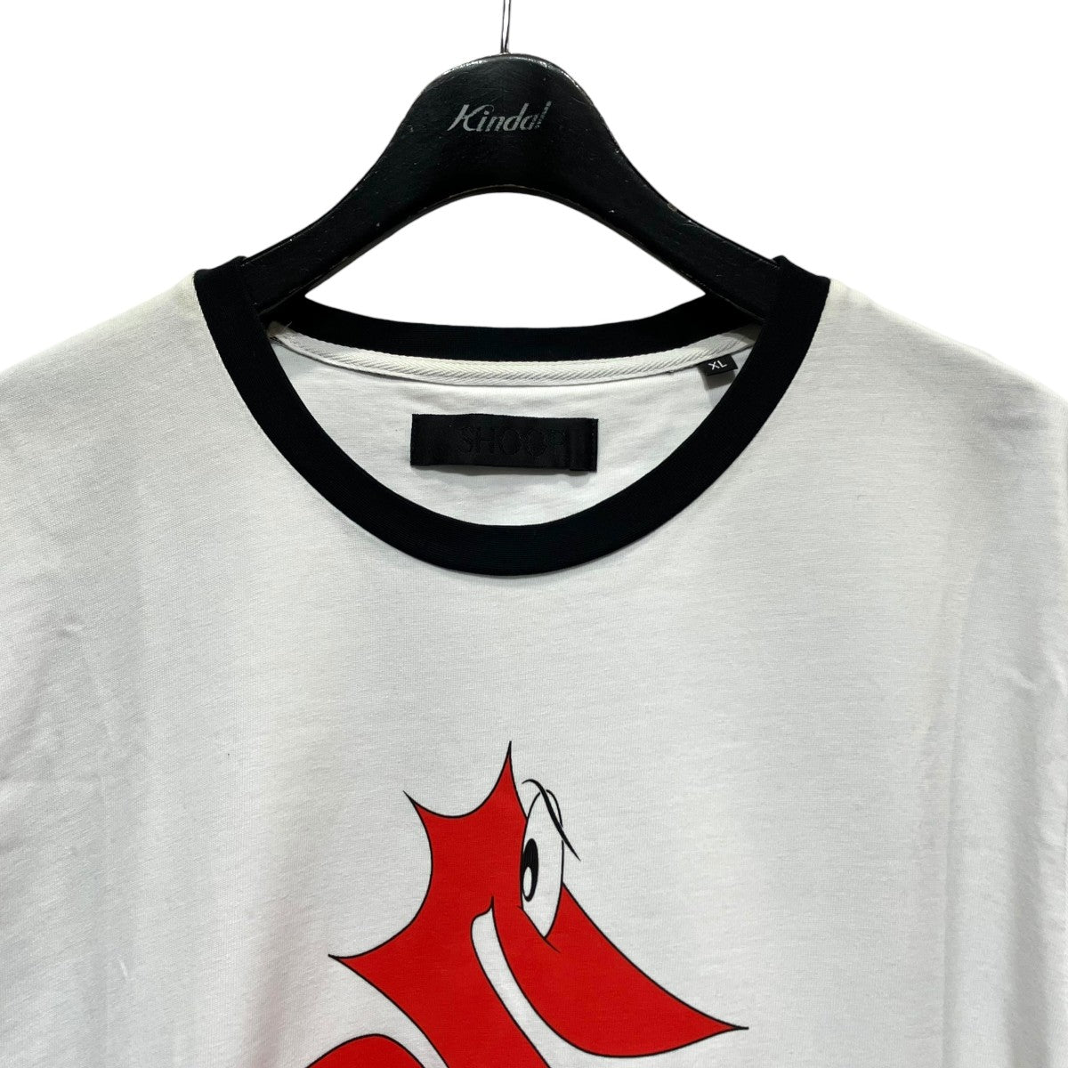 shoop 22SSレーシングデザインリンガーTシャツ 古着・中古-3枚目のアイテム画像
