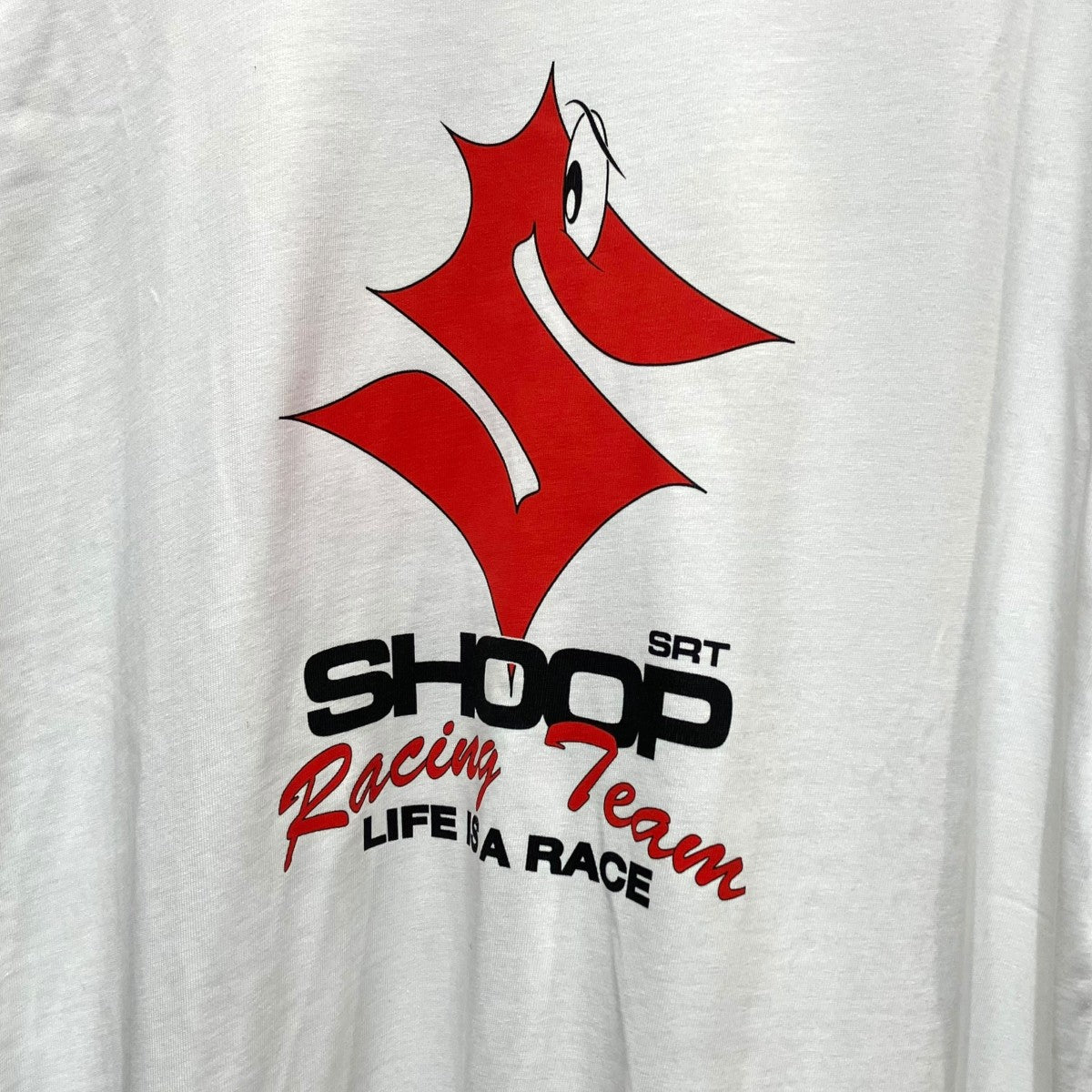 shoop 22SSレーシングデザインリンガーTシャツ 古着・中古-4枚目のアイテム画像