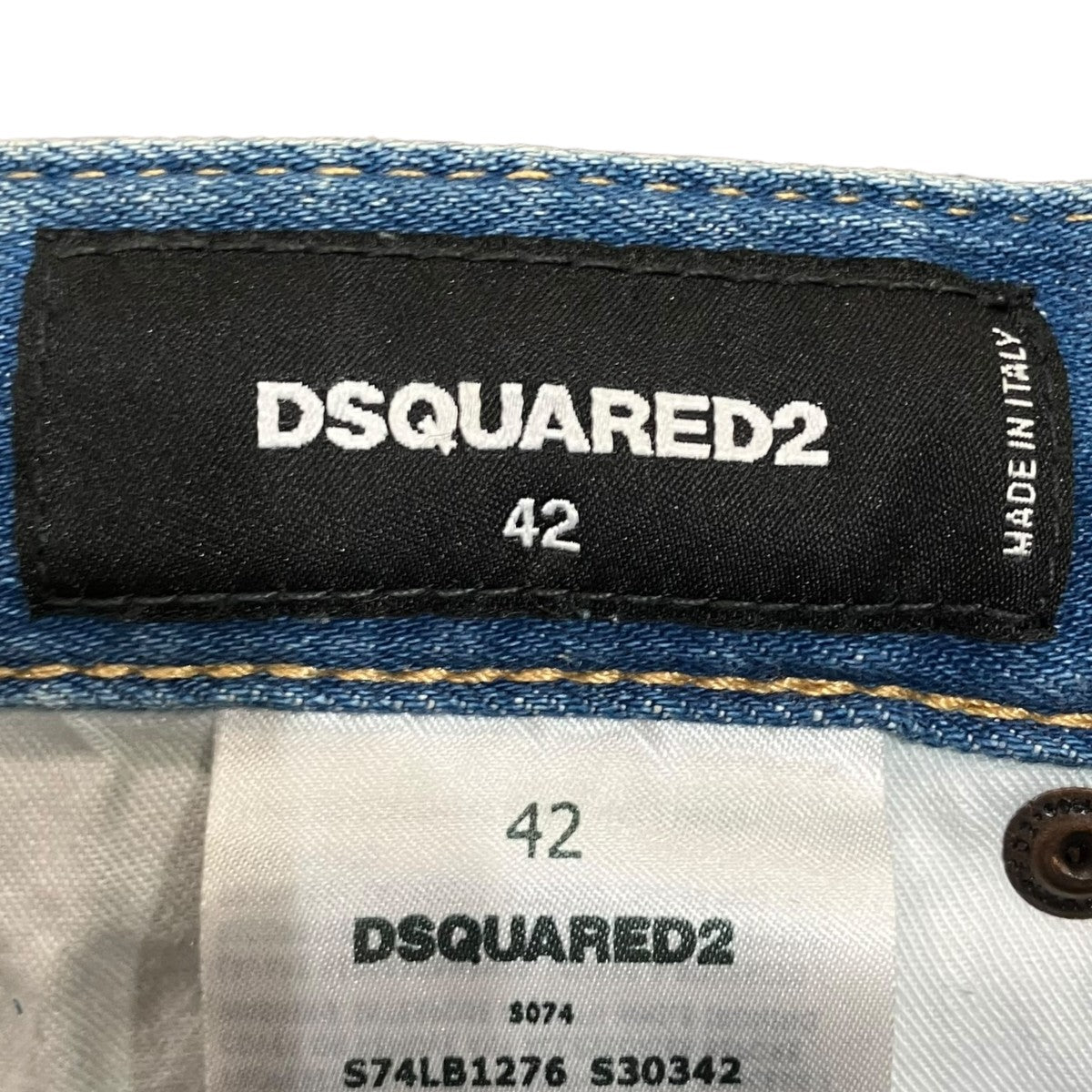 DSQUARED2 23SSSKATER JEANSデニムパンツS74LB1276 S30342 古着・中古-5枚目のアイテム画像