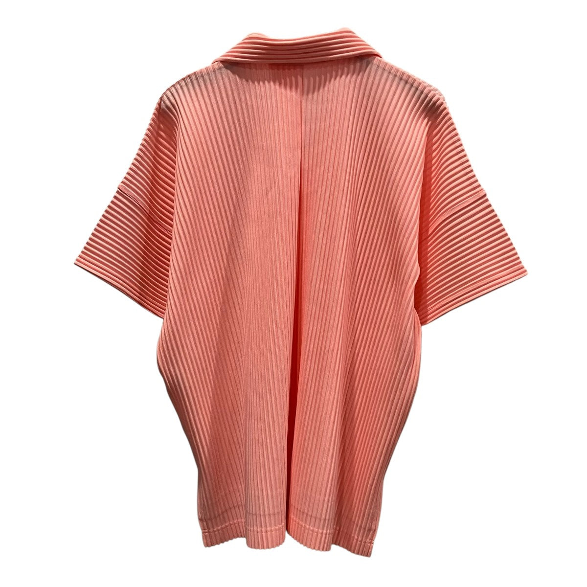 HOMME PLISSE ISSEY MIYAKE プリーツ半袖シャツHP51JJ117 古着・中古-2枚目のアイテム画像