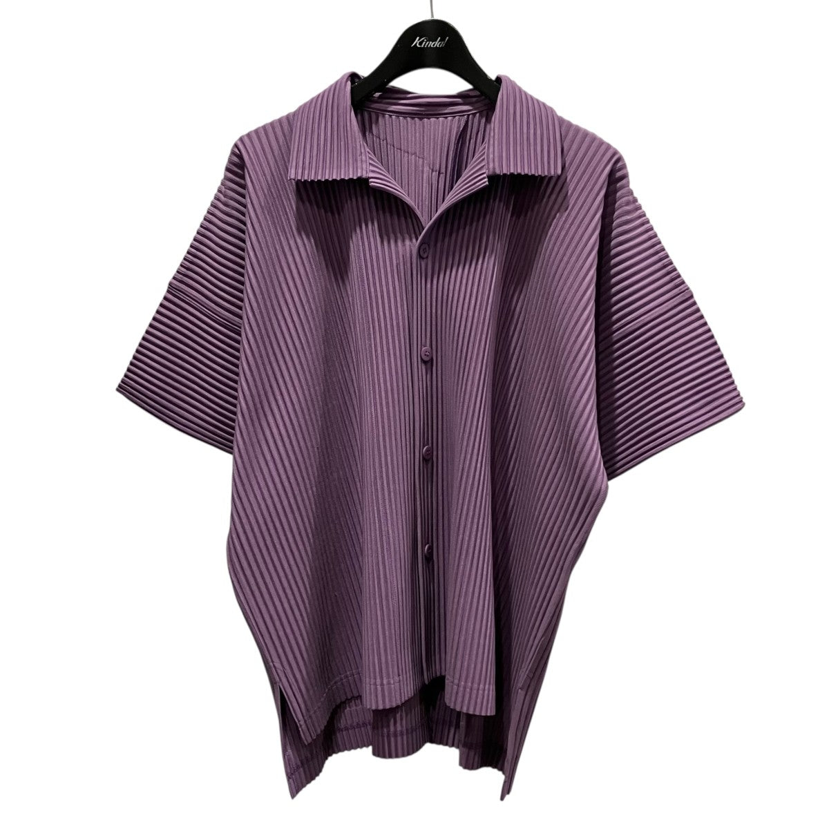 HOMME PLISSE ISSEY MIYAKE プリーツ半袖シャツHP51JJ117 古着・中古-1枚目のアイテム画像