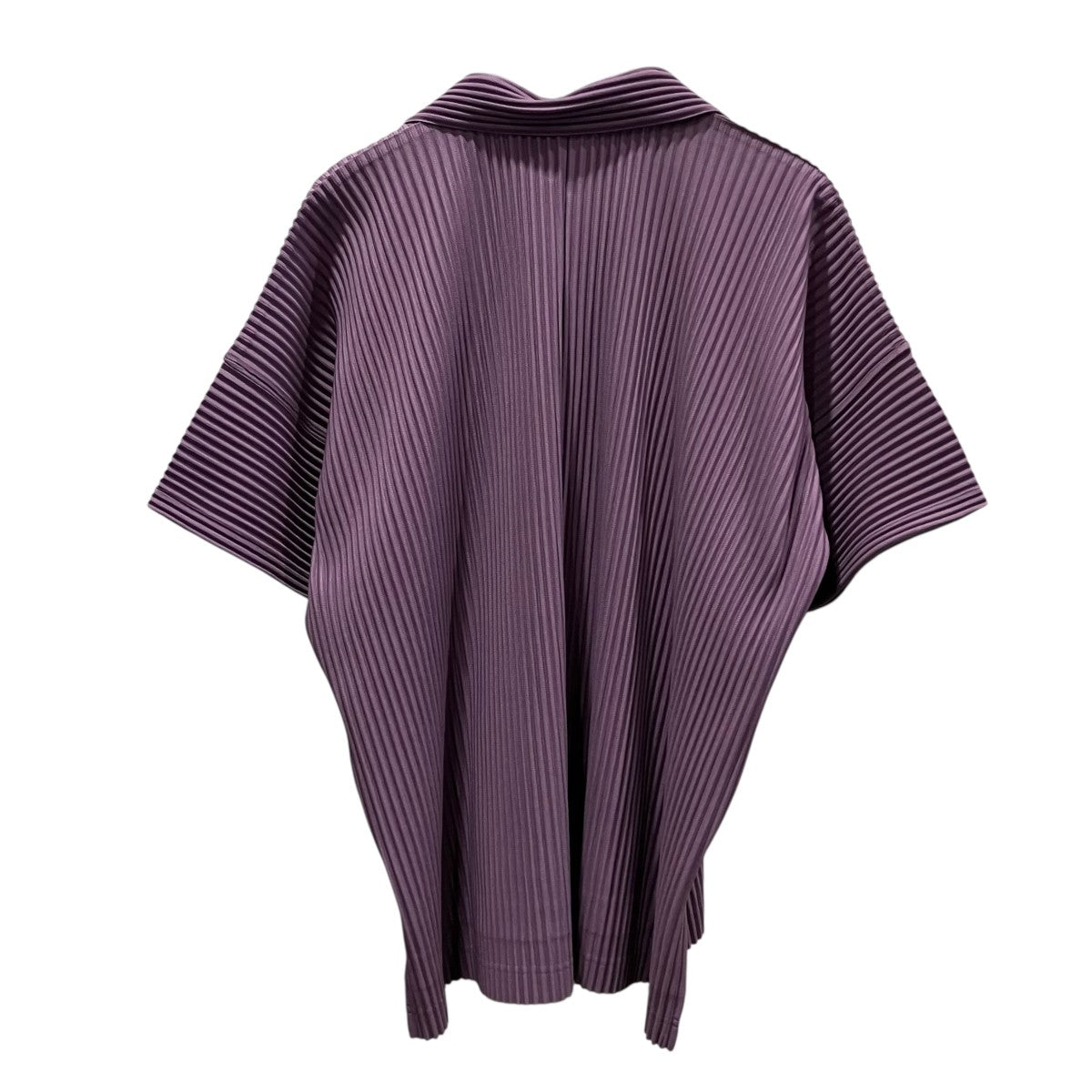 HOMME PLISSE ISSEY MIYAKE プリーツ半袖シャツHP51JJ117 古着・中古-2枚目のアイテム画像