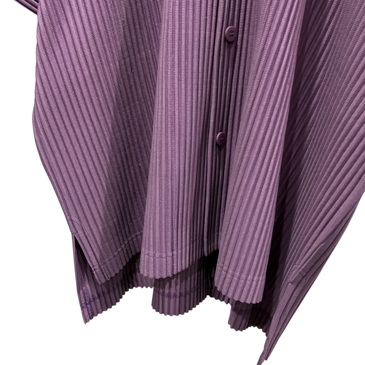 HOMME PLISSE ISSEY MIYAKE プリーツ半袖シャツHP51JJ117 古着・中古-4枚目のアイテム画像