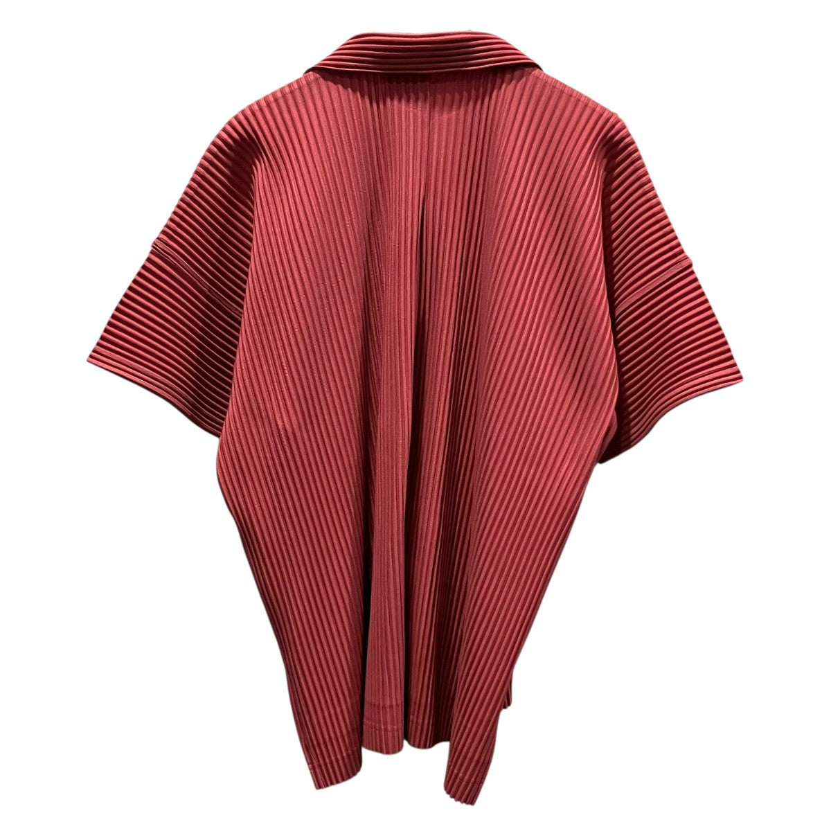 HOMME PLISSE ISSEY MIYAKE プリーツ半袖シャツHP51JJ117 古着・中古-2枚目のアイテム画像