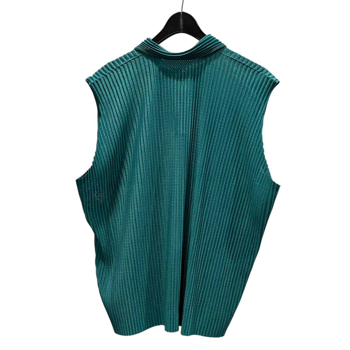HOMME PLISSE ISSEY MIYAKE プリーツメッシュノースリーブカットソーHP51JM371 古着・中古-2枚目のアイテム画像
