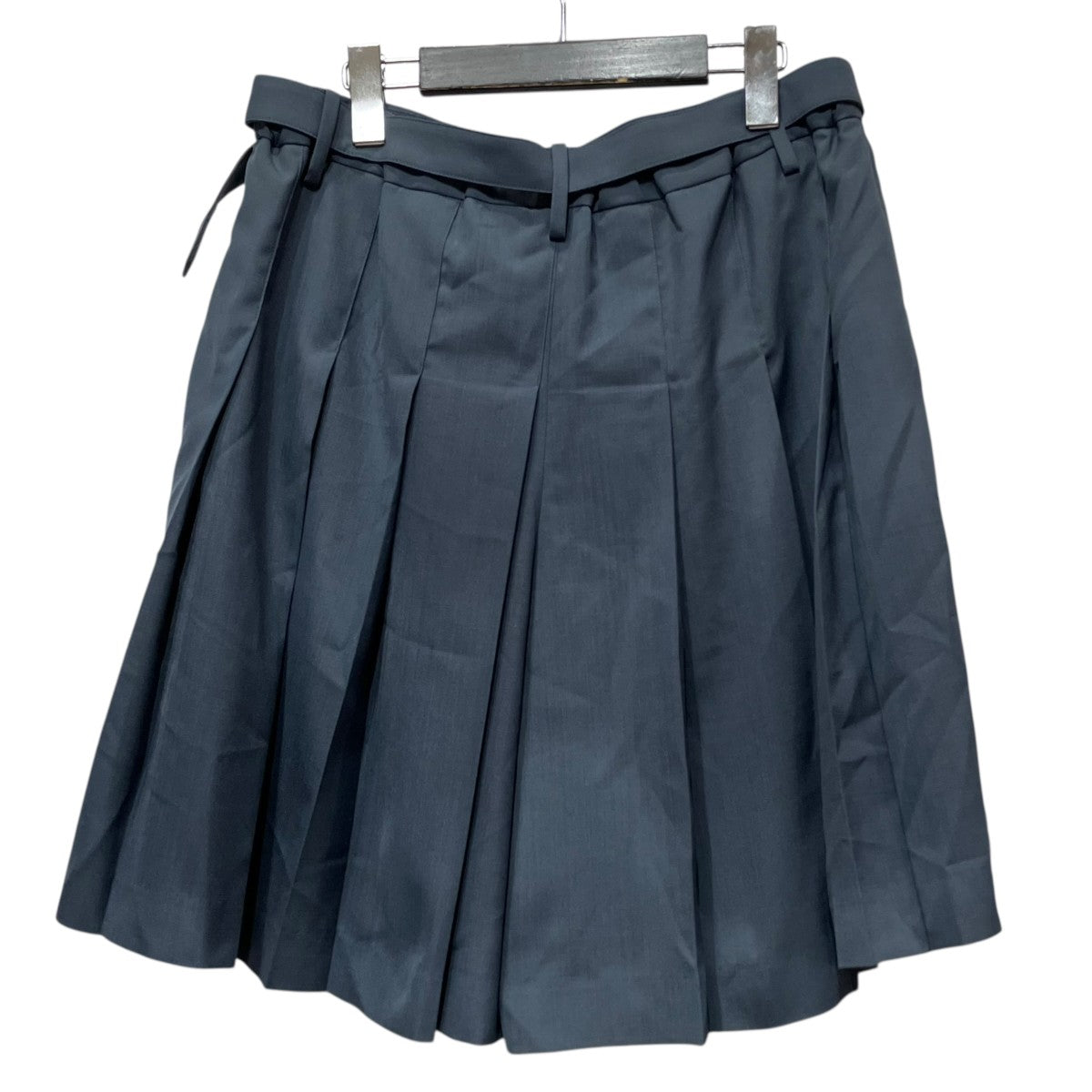 sacai プリーツ加工ベルテッドショートパンツ25-03589M 古着・中古-2枚目のアイテム画像