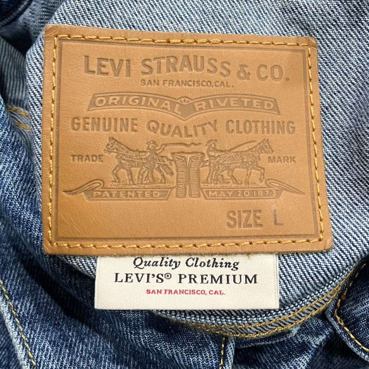 LEVI’S PReMIUM×JOURNAL STANDARD TYPE III TRUCKER JACKETデニムジャケット4515048347 古着・中古-5枚目のアイテム画像
