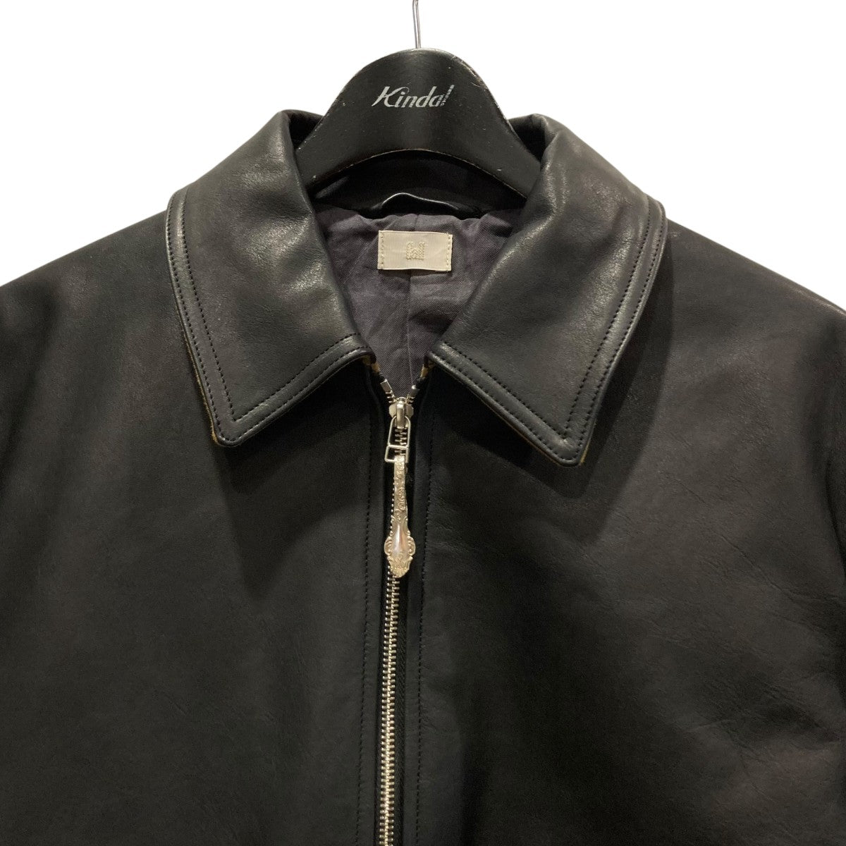 ZIP-UP LEATHER BLOUSONレザーブルゾンCL009BL01