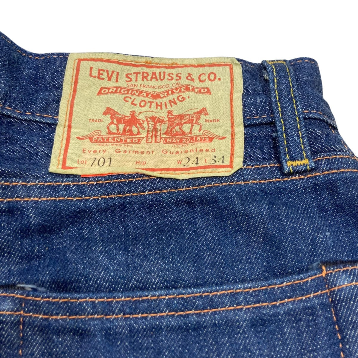 LEVI’S 701デニムパンツPC9-50701-0008 古着・中古-5枚目のアイテム画像