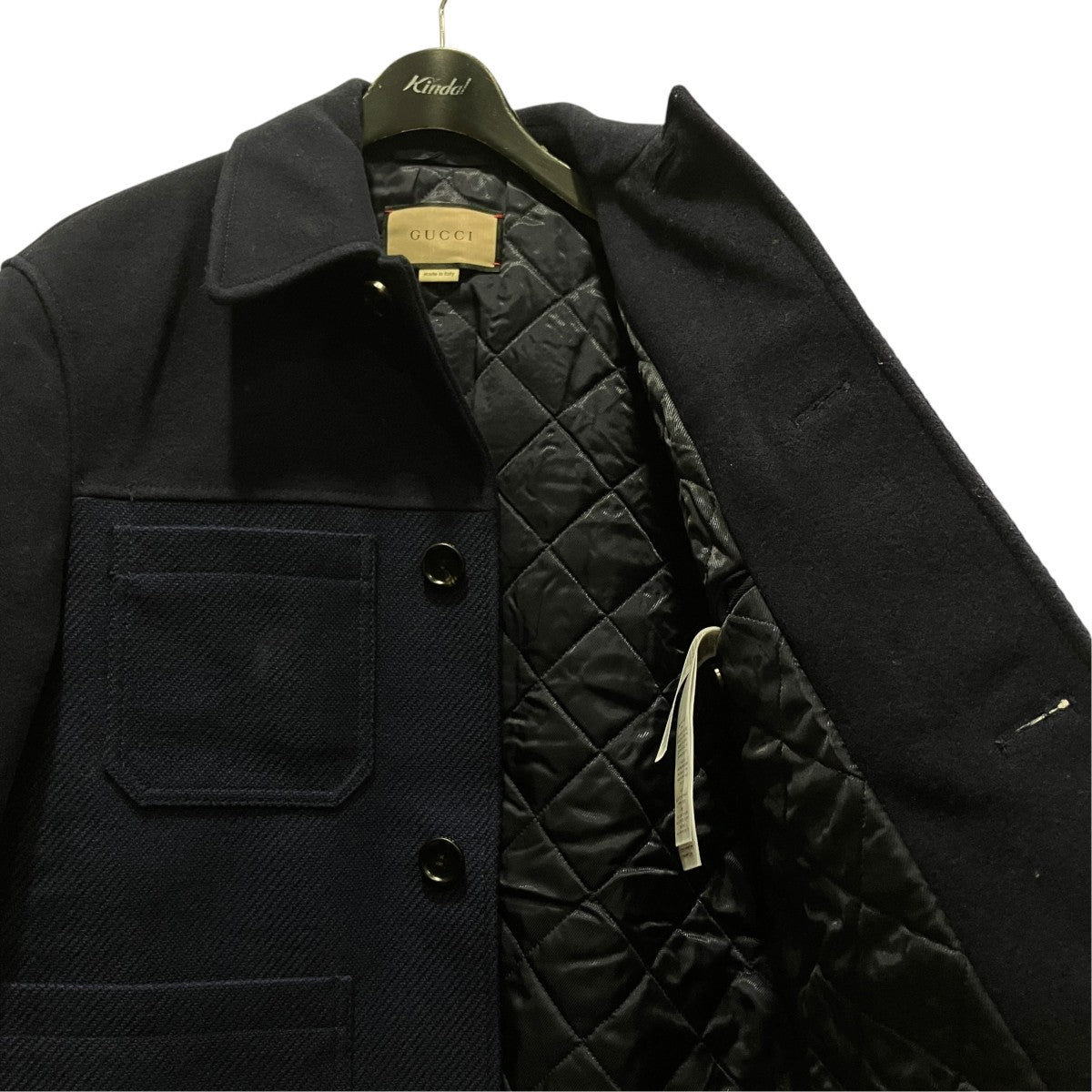 バックロゴ切替ウールジャケット762525