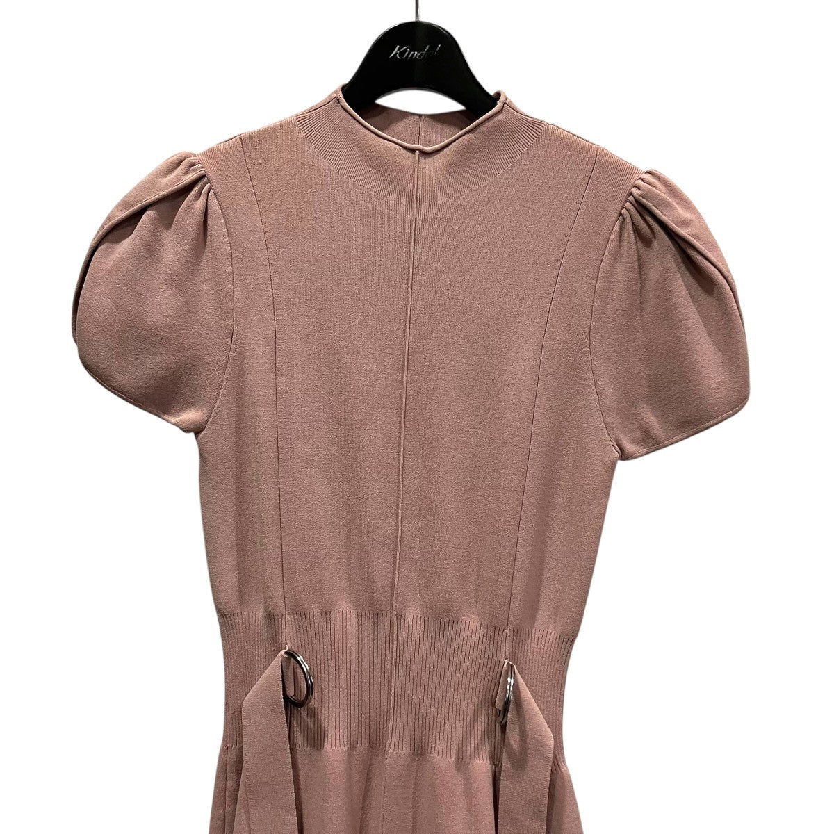 Compact Rib Tulip DressニットワンピースE251-70362VRW