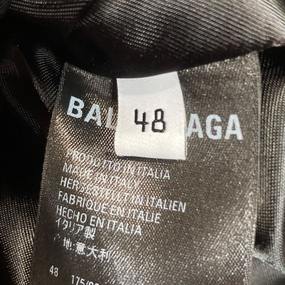 BALENCIAGA Black Cristobal Double-Breasted Blazer Jacketダブルジャケット675391 古着・中古-5枚目のアイテム画像
